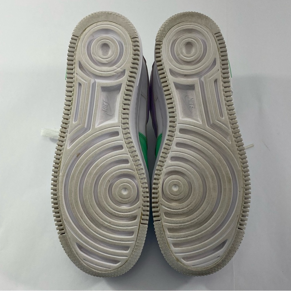 NIKE AIR FORCE 1 #CU8591-103 Shadow White Green Purple Sneakers Women’s 9.5 - Picture 14 of 14